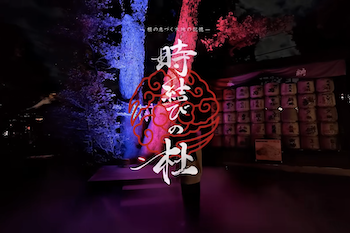 武蔵一宮氷川神社プロジェクションマッピング<br>『時結びの杜』